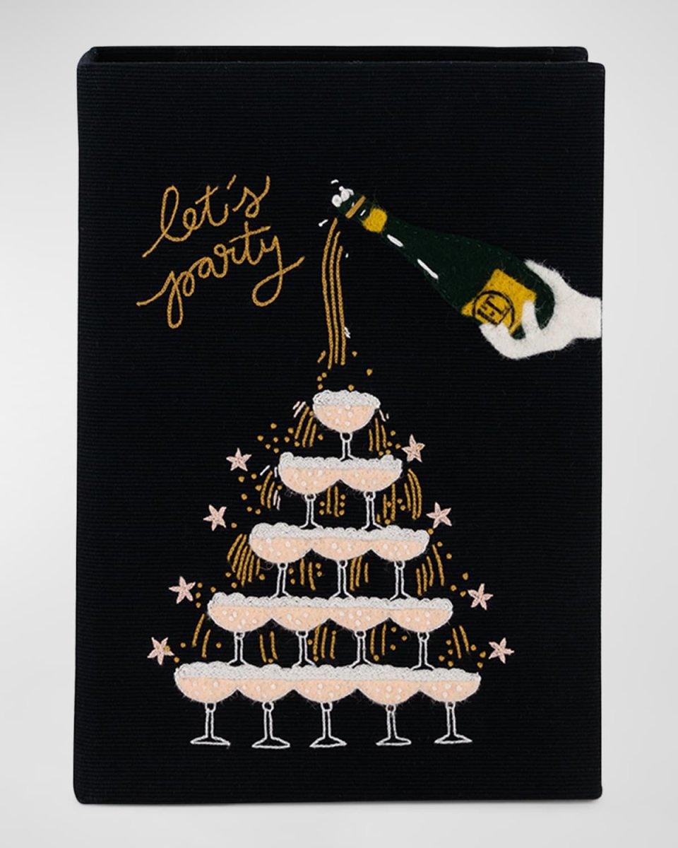 Let's Party Book Clutch Bag